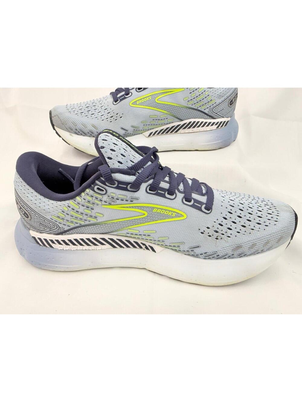 Brooks Glycerin 20 Sneakers Womens 9 B Blue Mesh Running Walking Comfort Shoes - Picture 3 of 9